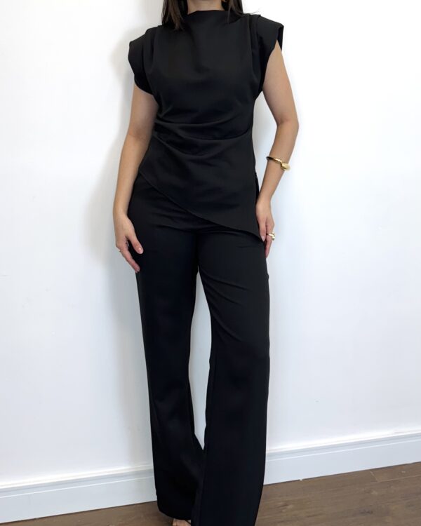 conjunto calça blusa drapeada - Imagem 3